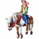 Ornement Photo Sculpture Le cavalier sur un poney - un ornement<br><div class="desc">Un petit cavalier habillé de couleurs sur un poney tacheté marron. Inspiré par un livre d'imaginaire mais APPAREMMENT je ne suis pas autorisé à nommer le livre ou le personnage. Mais vous êtes toujours libre de deviner !</div>