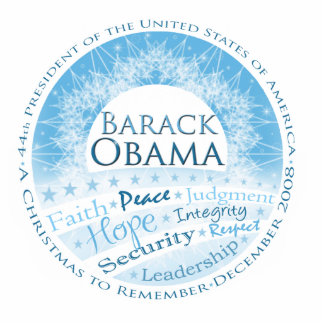 Ornement Photo Sculpture Le Président Obama Christmas Ornament