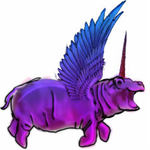 L'ornement de la maison HIppocorn serrant Hippo Un