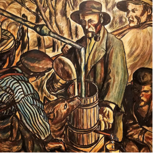 Ornement Photo Sculpture Lune faisant blanc éclair Whiskey Liqueur