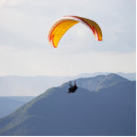Ornement Photo Sculpture Orange Parapente Suisse<br><div class="desc">Le parapente est le sport d'aventure récréatif et compétitif des planeurs de parapente volants.</div>