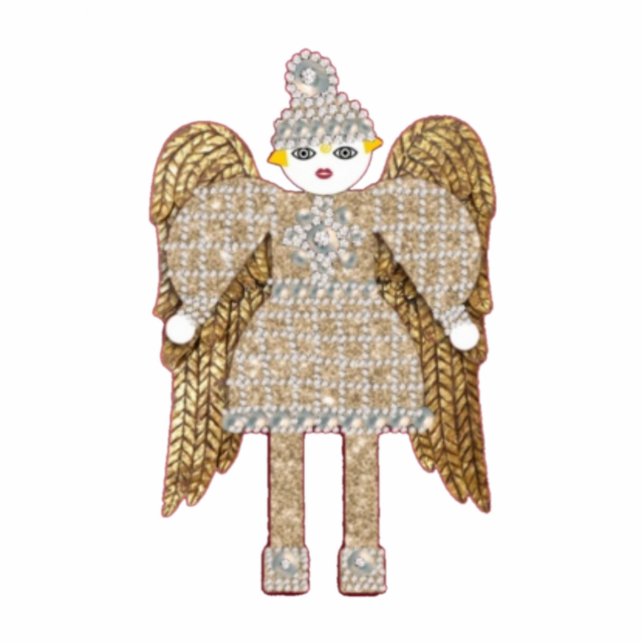 Ornement Photo Sculpture Ornement d'ange de Magestic Martzkin (Devant)