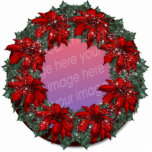 Ornement Photo Sculpture Ornement d'arbre de Noël<br><div class="desc">Ajoutez votre photo à cette couronne ornement d'arbre de Noël .. est livré avec un ruban pour pendre de votre arbre .. une vie merveilleuse gardez le saké fait à partir de matériel durable .. transmis par votre famille pour les générations à venir</div>