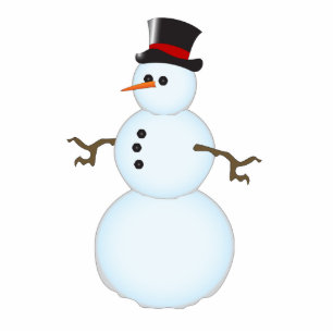 Ornement Photo Sculpture Ornement de bonhomme de neige