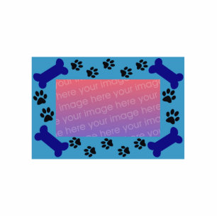 Ornement Photo Sculpture Ornement de cadre de chienchien