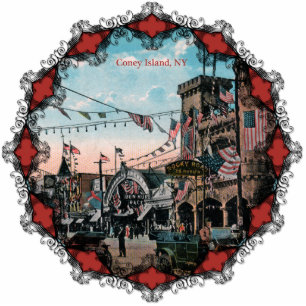 Ornement Photo Sculpture Ornement de Coney Island