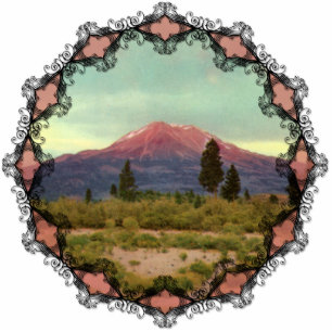 Ornement Photo Sculpture Ornement de cru de Shasta de bâti