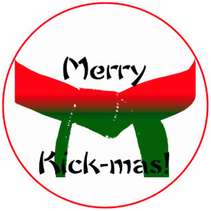 Ornement Photo Sculpture Ornement de Noël des arts martiaux