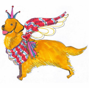 Ornement Photo Sculpture Ornement du golden retriever de Gulliver