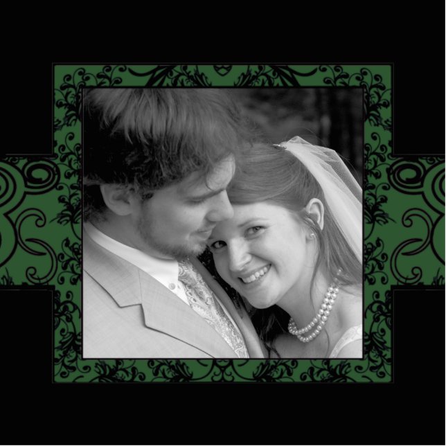 Ornement Photo Sculpture Ornement mariage (Devant)