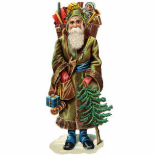 Ornement Photo Sculpture Ornement victorien de Noël de Père Noël