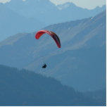 Ornement Photo Sculpture Parapente suisse<br><div class="desc">Le parapente est le sport d'aventure récréatif et compétitif des planeurs de parapente volants.</div>