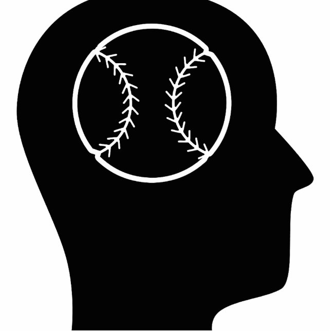 Ornement Photo Sculpture Penser au base-ball (Devant)