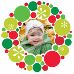 Ornement Photo Sculpture PHOTO DÉCORATION DE NOËL :: couronne de bauble 2<br><div class="desc">Illustration et design originaux de Kat Massard copyright 2009. - - - - - - - - - - - - - - - - - - - - - - - - - - - - - - - - - - - - - - - - - -...</div>