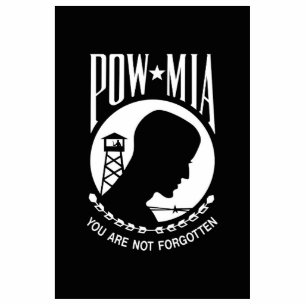 Ornement Photo Sculpture POW MIA American Military Heroes Prisoners of War