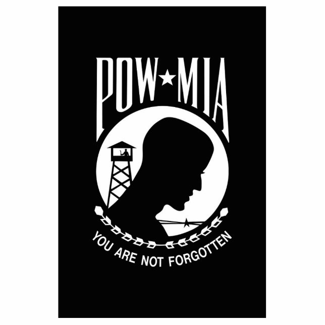 Ornement Photo Sculpture POW MIA Héros militaires et prisonniers de guerre (Devant)