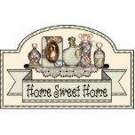 Ornement Photo Sculpture Signe décoratif doux "à la maison de porte de<br><div class="desc">" Signe décoratif à la maison doux " à la maison de porte ou de pièce. Conception de Jean Hall</div>