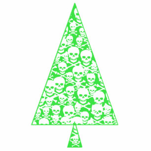 Ornement Photo Sculpture Skully Xmas Tree