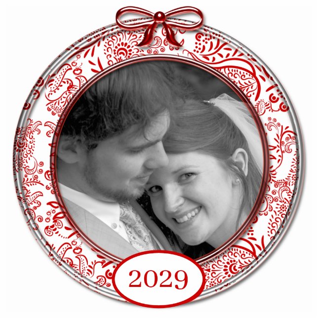 Ornement Photo Sculpture Votre ornement photo de Noël 2010 (Devant)