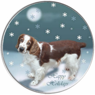 Ornement Photo Sculpture Welsh Springer Spaniel Cadeaux de Noël Ornement