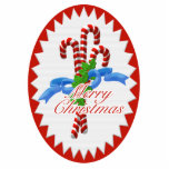 Ornement Photo Sculpture Yummy Sucre de canne Ornement de Noël<br><div class="desc">Un groupe de sucres de canne rouges et blancs délicieux attachés avec un ruban bleu et saint sur l'ornement de Noël amusant qui peut être enfermé dans une carte dans une enveloppe pour une surprise de Noël. Vous pouvez également profiter d'autres ornements de sucre de canne et cadeaux dans mon...</div>