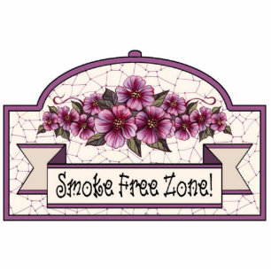 Ornement Photo Sculpture "Zone sans fumée" - signe décoratif - 17