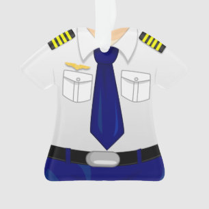 Ornement pilote personnalisé de Noël de co-pilot