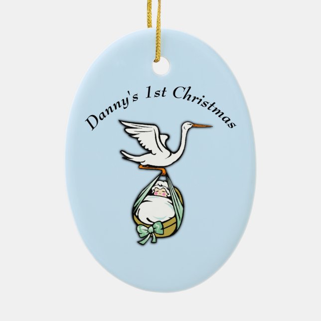 Ornement pour bébés 1er Noël (Dos)
