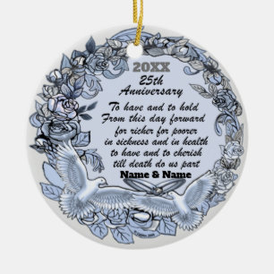 Ornement pour les noces d'argent