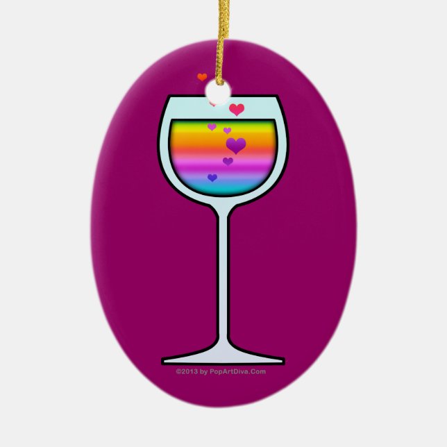 ORNEMENT POUR VERRE À VIN (Devant)