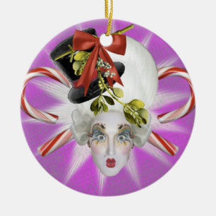 Ornement pourpre et bleu de sottises