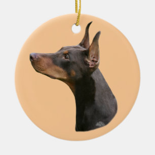 Ornement principal Pinscher rouge/Brown de