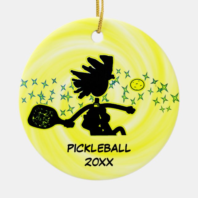 Ornement Prosper Pickleball Peace Paddle (Devant)