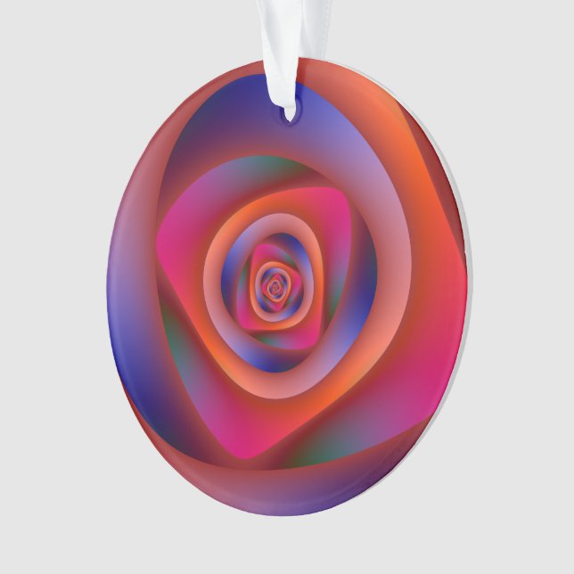 Ornement psychédélique du Labyrinthe Spiral (devant)