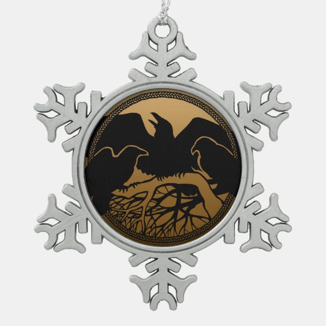 Ornement Raven de Raven/cadeau décoration de (Devant)
