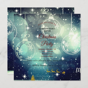 Ornement, rennes d'or et Père Noël