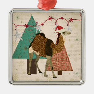 Ornement rêveur de nuit étoilée de chameau