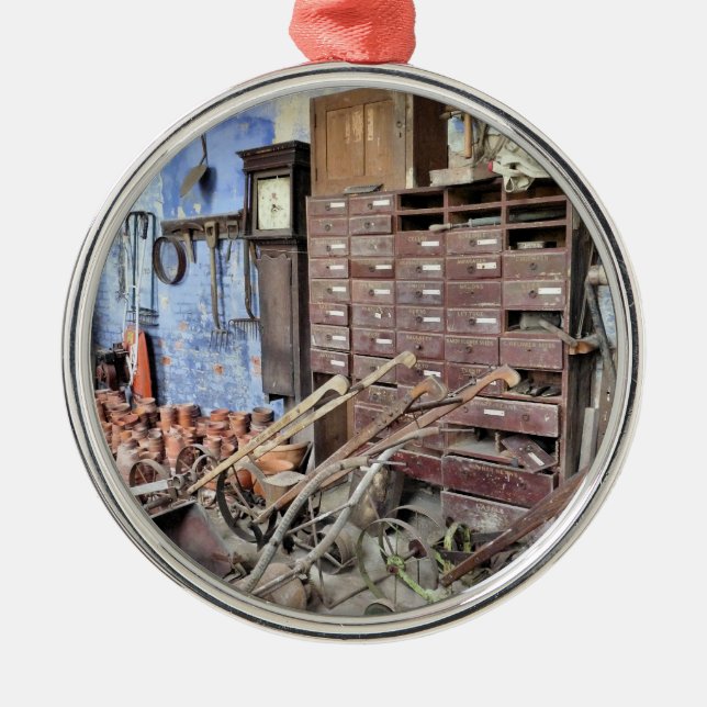 ORNEMENT ROND ARGENTÉ ANGLETERRE VICTORIENNE (Devant)