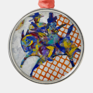 Ornement Rond Argenté Appel du Heyoka