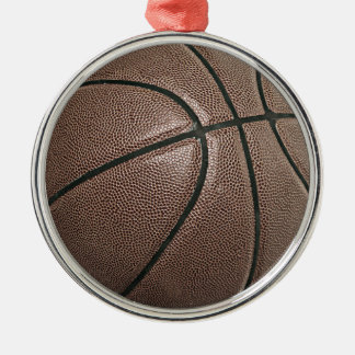 Ornement Rond Argenté Basket