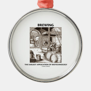 Ornement Rond Argenté Brassage de l'application la plus tôt de la