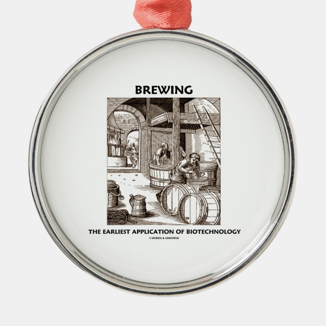 Ornement Rond Argenté Brassage de l'application la plus tôt de la (Devant)