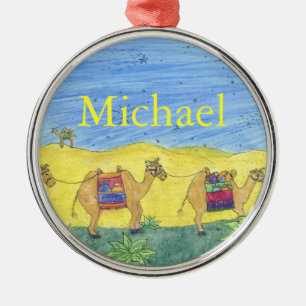 Ornement Rond Argenté CHRIST CHRISTmas