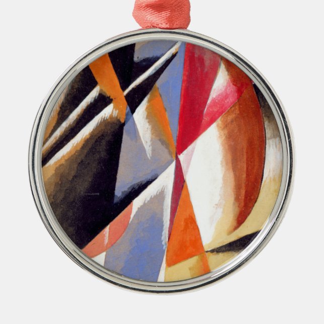 Ornement Rond Argenté Composition (Devant)