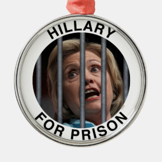 Ornement Rond Argenté Hillary pour la prison