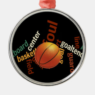 Ornement Rond Argenté Hoops Basketball Sport Fanatiques.jpg