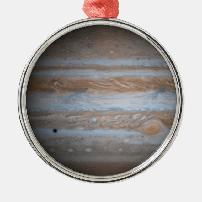Ornement Rond Argenté Jupiter (Devant)
