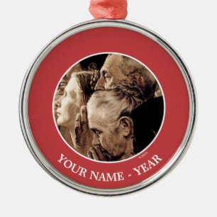 Ornement Rond Argenté Liberté de culte