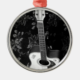 Ornement Rond Argenté Musique Mon Sang