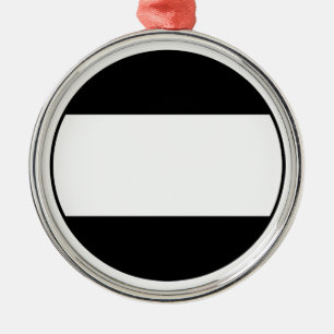 Ornement Rond Argenté Nouvelle rizière une traction